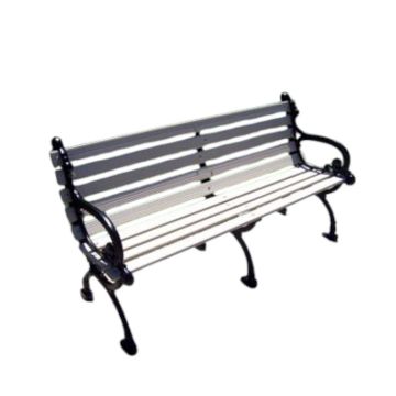 23L Aluminum Victorian Chair Bench