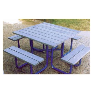 45 Square Recycled Plastic Picnic Table