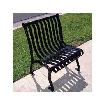 Powder-Coated Steel Strap Outdoor Chair