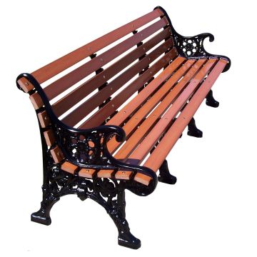 Recycled Plastic Renaissance Park Bench