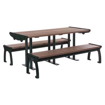 6' Contemporary Recycled Plastic Picnic Table