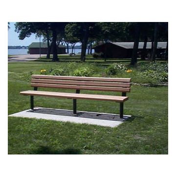 6-ft Recycled Plastic Bench (no arms)