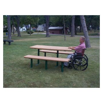6' Recycled Plastic ADA Picnic Table