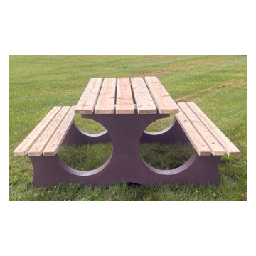 6' Picnic Table with Treated Lumber