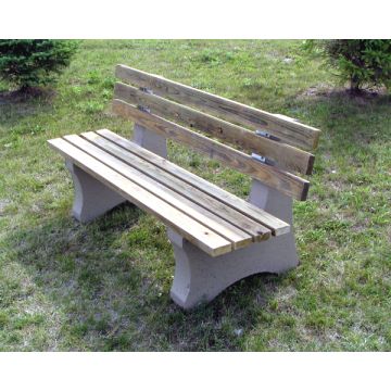 6-Ft. Concrete - Treated Lumber Bench