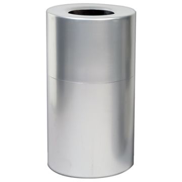 35-Gal. Aluminum Receptacle with Plastic Liner