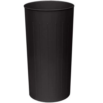 80 Quarts Round Open Top Steel Trash Receptacle