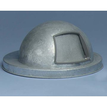 Galvanized Dome Top for Receptacles