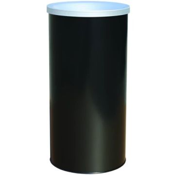 Sand Top Metal Ash Urn - Black