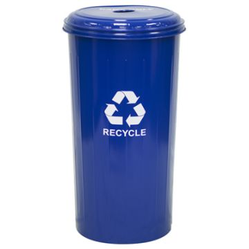 20 Gallon Steel Recycling Container