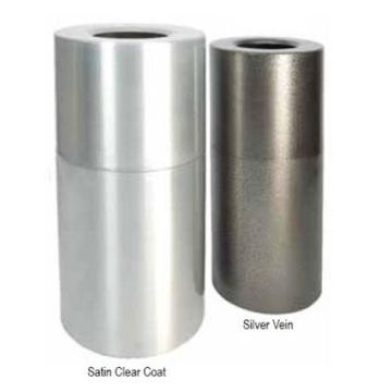 24 Gal. Aluminum Receptacle with Plastic Liner