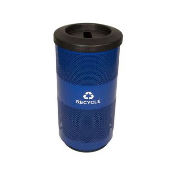Round, Perforated, Recycling Container