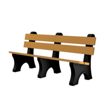 Colonial Recycled Plastic Bench