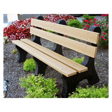 Colonial Recycled Plastic Bench