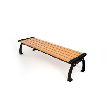 Heritage Recycled Plastic Backless Bench
