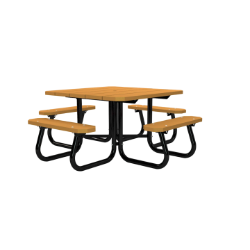 Square Recycled Plastic Picnic Table