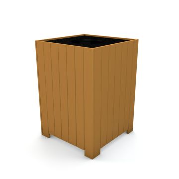 Standard Square Recycled Plastic Receptacle