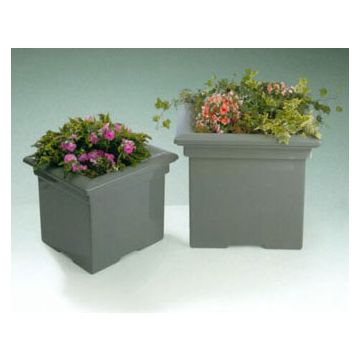 Traditional Fiberglass Planters with Various Sizes, Finishes & Colors Available