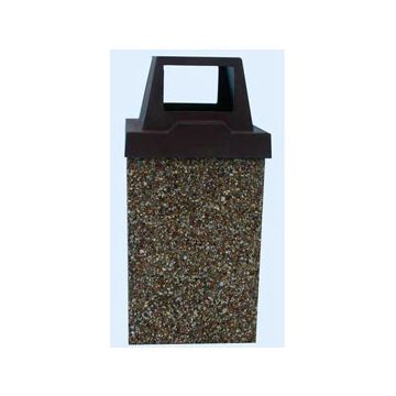 10-Gallon Receptacle with Raised Lid - Standard Color Series