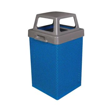 38-Gal. Square Recept - 4-Way Top.