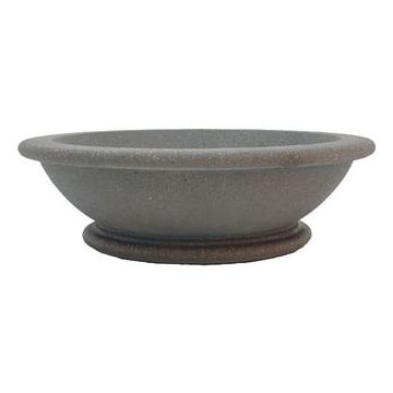Round Dish Concrete Planter – 60Dx18H