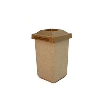 30-Gal. Square Receptacle with Pitch-In Lid