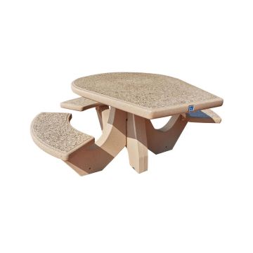 Polished Concrete ADA Picnic Table