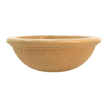 Round Dish Concrete Planter - 48Dx18H