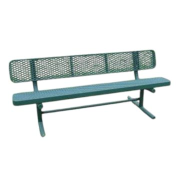 6-ft Premier Champion Plastisol Coated Bench