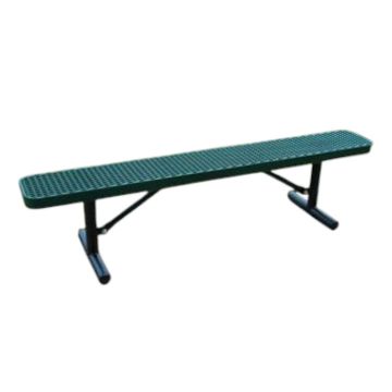 8-ft Premier Champion Plastisol Coated Flat Bench
