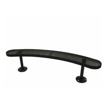6-ft Premier Champion Plastisol Coated Oval Bench without Back