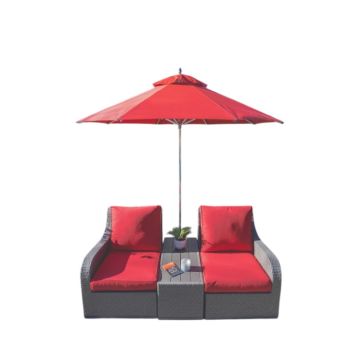 7.5' Diameter Aluminum Market Umbrella with 8-Panel Cover