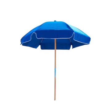 6.5' Diameter Steel Beach Umbrella with 6-Panel Cover
