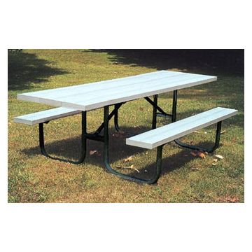 8-Ft. Heavy-Duty ADA Aluminum Picnic Table