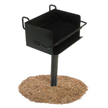 300 Sq. Rotating Cantilever Park Grill