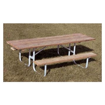8-Ft. Double Sided ADA Wooden Picnic Table
