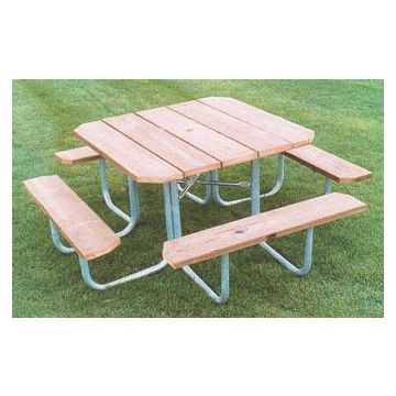 48 Square Wooden Picnic Table