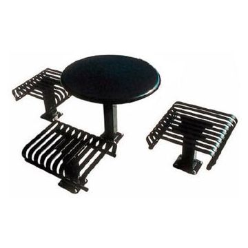 Hamilton Series Solid Top ADA Table with 3 Seats