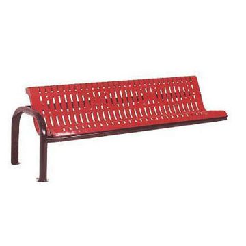 4-Ft. Contour Add-On Bench with Back