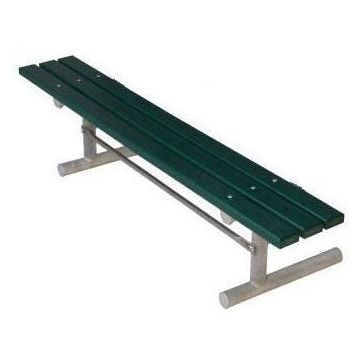 Recycled Plastic Park Bench without Back