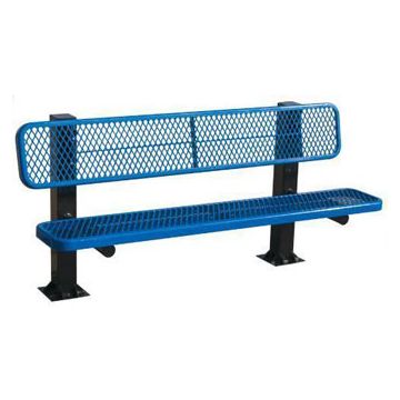 6-Ft. Single Sided Bollard Inground Bench