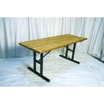 6-Ft. Heavy-Duty Wooden Utility Table