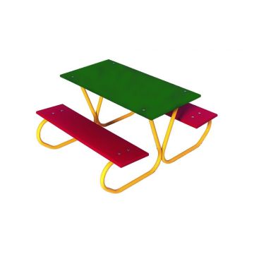 3-Ft. Multicolor Preschool Picnic Table