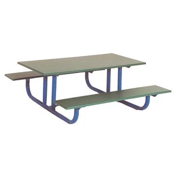 4-Ft. Green Preschool Picnic Table