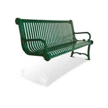 4' Charleston ADD ON Bench With Back