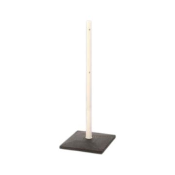 20lb Portable Sign Stand - Recycled Rubber Square Sign Base with PVC Post