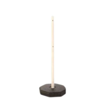 30lb Portable Sign Stand Recycled Rubber Octagonal Sign Base w PVC Post