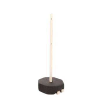 60lb Portable Sign Stand - Recycled Rubber Octagonal Base with PVC Post