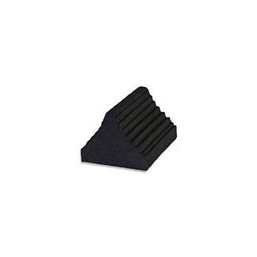 Recycled Rubber Ribbed Triangular Wheel Chock