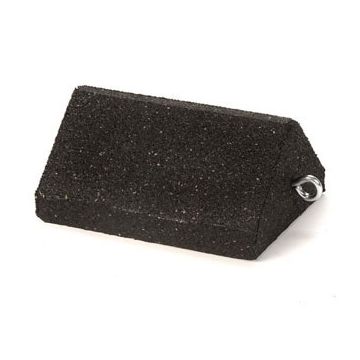 Recycled Rubber Smooth Triangular Wheel Chock